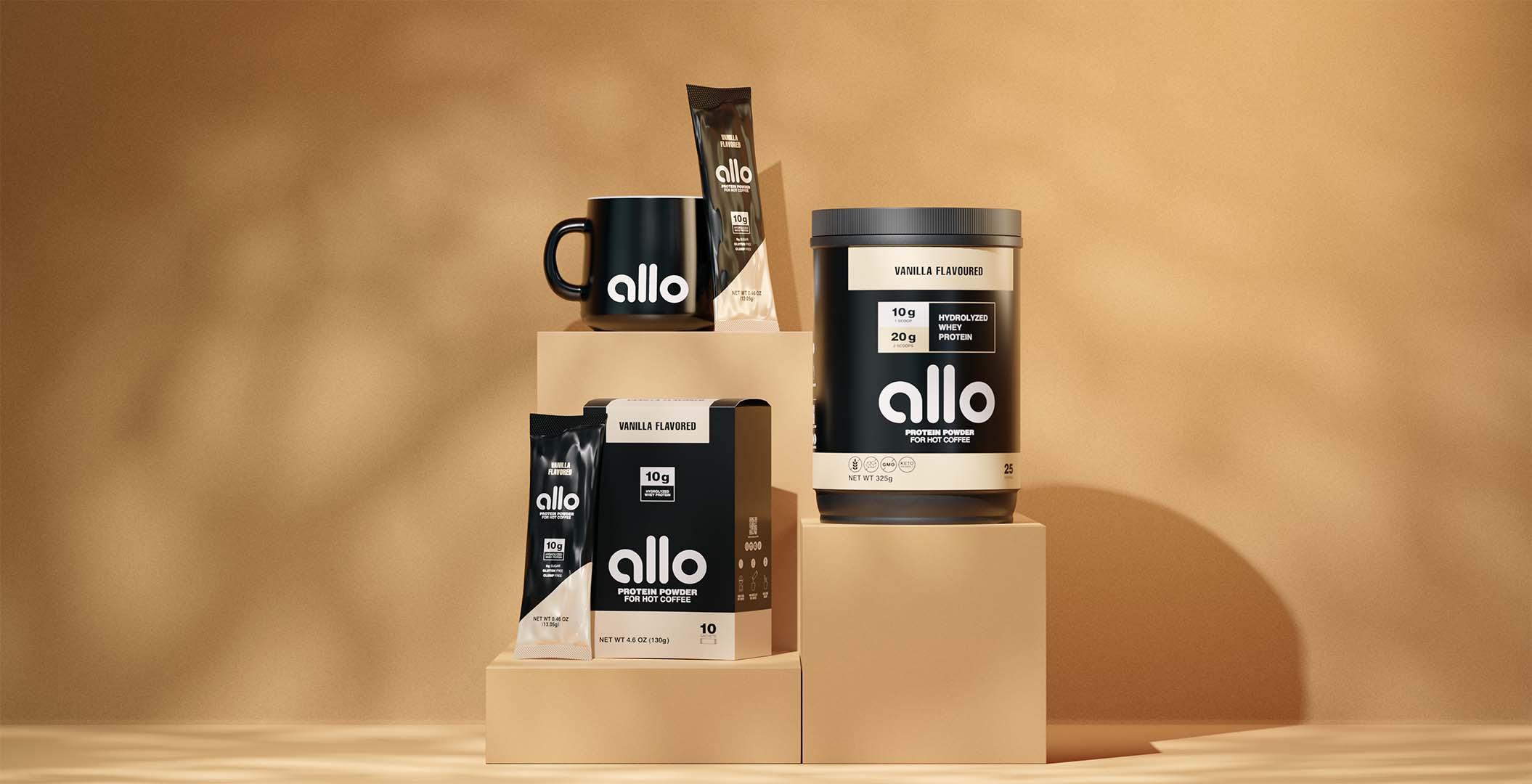 Allo wellness ecommerce case study card image